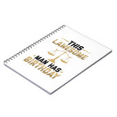 Carnet Cadeaux d'anniversaire pour avocats | Avocat (Côté gauche)