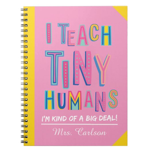 Carnet Cadeaux d'appréciation personnalisés de l'enseigna (Devant)