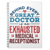 Carnet Cadeaux d'appréciation réceptionniste Médicale (Devant)