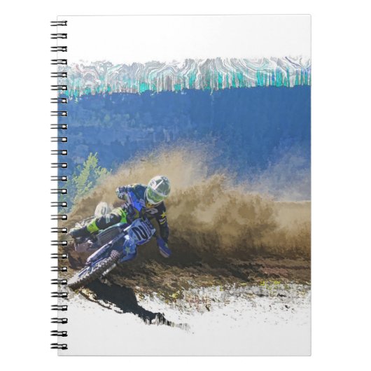 Carnet Cadeaux d'artisanat Motocross Racer (Devant)