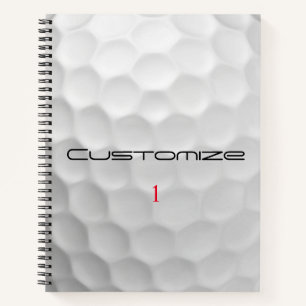 Carnet Cadeaux de balles de golf personnalisées Série Sig