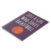 Carnet Cadeaux de basket-ball rose mignon pour bébés fill (Côté gauche)