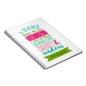 Carnet Cadeaux de bureau de l'enseignant - Citations insp (Côté Droit)