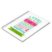 Carnet Cadeaux de bureau de l'enseignant - Citations insp (Côté gauche)