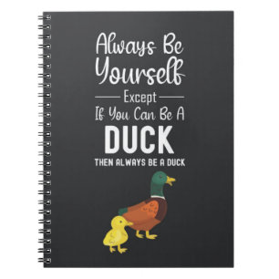 Carnet Cadeaux de canard mignons humour drôle animaux cit