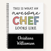 Carnet Cadeaux de chef sur mesure | Meilleur Chef Jamais  (Devant)