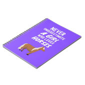 Carnet Cadeaux de Cheval Rose Mignon pour Bébé Filles Enf (Côté gauche)