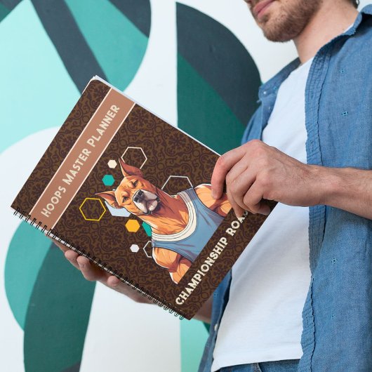 Carnet Cadeaux de chiens cool pour les amateurs de basket