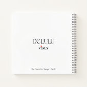 Carnet Cadeaux de citations esthétiques drôles avec des v (Dos)