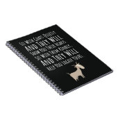 Carnet Cadeaux de fermier de chèvre mignons Animaux d'éle (Côté Droit)