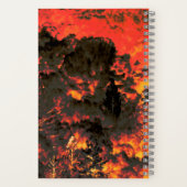 Carnet Cadeaux de feux de forêt pour pompiers (Verso)