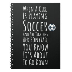 Carnet Cadeaux de football pour filles adolescentes joueu