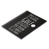 Carnet Cadeaux De Golf Pour Filles Joueuses De Golfeur Fé (Côté gauche)