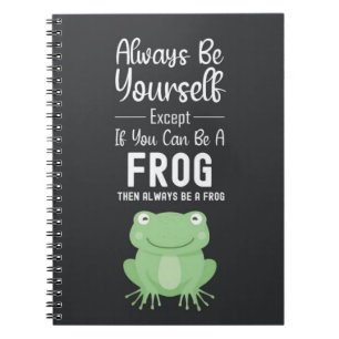 Carnet Cadeaux de grenouille mignons Animaux de dessin an