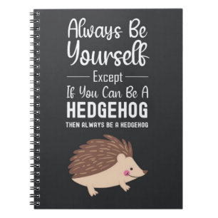 Carnet Cadeaux de hérisson mignons Animaux drôles Bande d