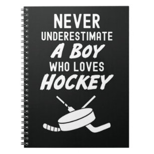 Carnet Cadeaux de hockey pour garçons enfants joueurs enf