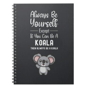 Carnet Cadeaux de koala mignons Humour d'animal drôle Ban