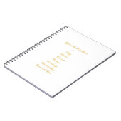 Carnet Cadeaux de l'Esprit Saint en 3D Look Script doré (Côté gauche)