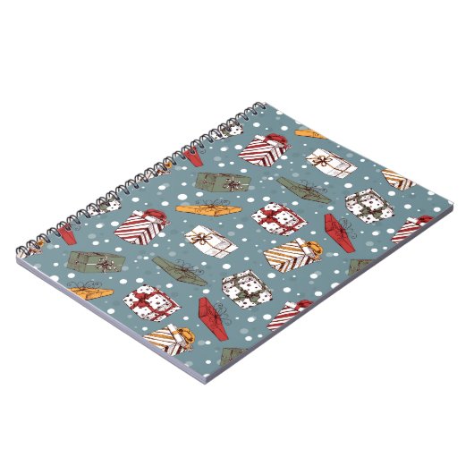 Carnet Cadeaux de Noël motif (Côté gauche)