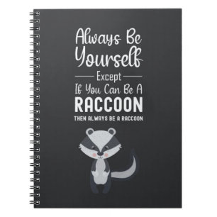 Carnet Cadeaux de Raton laveur Mignons Animaux Forêt Faun