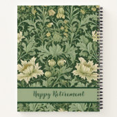 Carnet Cadeaux de retraite botanique vintages pour maman  (Dos)