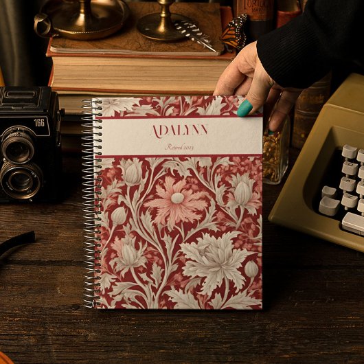 Carnet Cadeaux de retraite botanique vintages pour maman