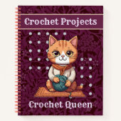 Carnet Cadeaux de retraite de chats pour maman de Crochet (Devant)
