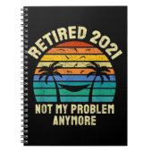 Carnet Cadeaux de retraite Vintage Retraité 2021 (Devant)