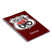 Carnet Cadeaux de signe de l'itinéraire 66 (Côté Droit)