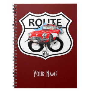 Carnet Cadeaux de signe de l'itinéraire 66