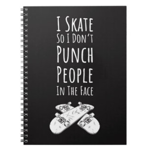 Carnet Cadeaux de skateboard pour gars Skateur Mème de sk