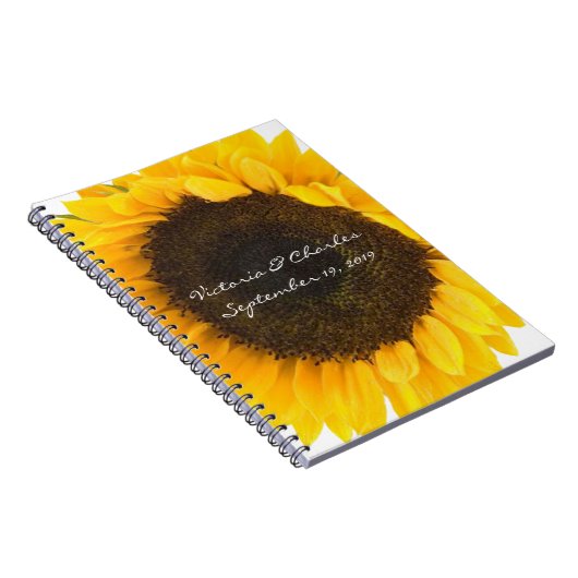 Carnet Cadeaux de tournesol (Côté Droit)