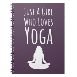 Carnet Cadeaux de yoga rose mignons pour filles pour enfa