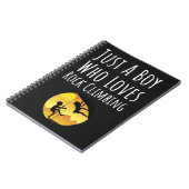 Carnet Cadeaux d'escalade pour garçon grimpeur pour enfan (Côté gauche)