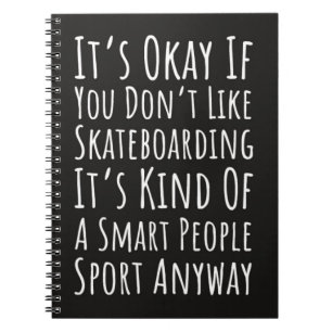 Carnet Cadeaux Drôles Pour Skateurs Planche à Roulettes S