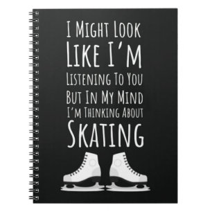 Carnet Cadeaux drôles sur le thème du patinage artistique