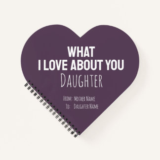 Carnet Cadeaux Fille Simple Moderne Mère Pour Elle