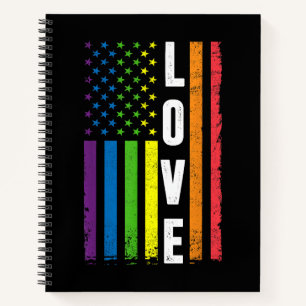 Carnet Cadeaux gay pride Hommes Femmes LGBT Arc-en-ciel D