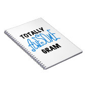 Carnet Cadeaux Gram Bleu Totalement géniaux (Côté Droit)