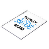 Carnet Cadeaux Gram Bleu Totalement géniaux (Côté gauche)