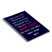 Carnet Cadeaux hilares d'étudiant de soins (Côté Droit)