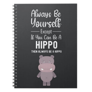 Carnet Cadeaux Hippopotame Mignon Hippopotamus Animaux Dr