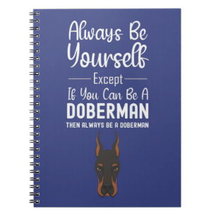 Carnet Cadeaux mignons de dobermann Chien Animaux Animaux