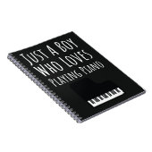 Carnet Cadeaux mignons de joueur de piano pour bébés garç (Côté Droit)