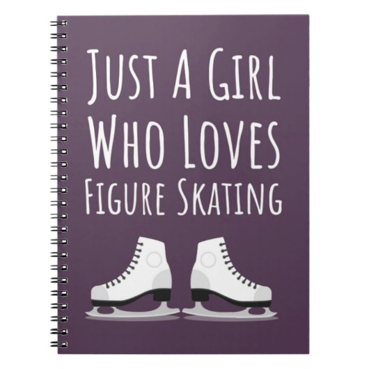 Carnet Cadeaux Mignons de Patinage Artistique Rose Pour F (Devant)