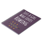 Carnet Cadeaux Mignons de Rameurs Rose Pour Filles Pour E (Côté gauche)