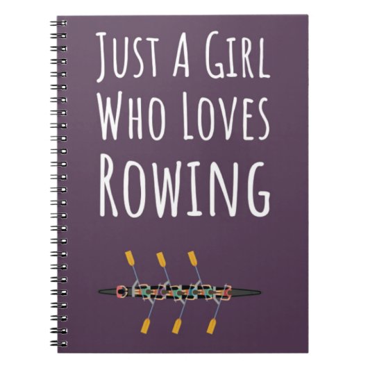 Carnet Cadeaux Mignons de Rameurs Rose Pour Filles Pour E (Devant)