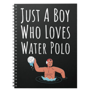 Carnet Cadeaux mignons de water-polo pour garçon pour enf