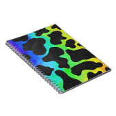 Carnet Cadeaux noir et arc-en-ciel de vache (Côté Droit)