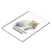 Carnet Cadeaux Papa Chat, Citation Drôle (Côté gauche)